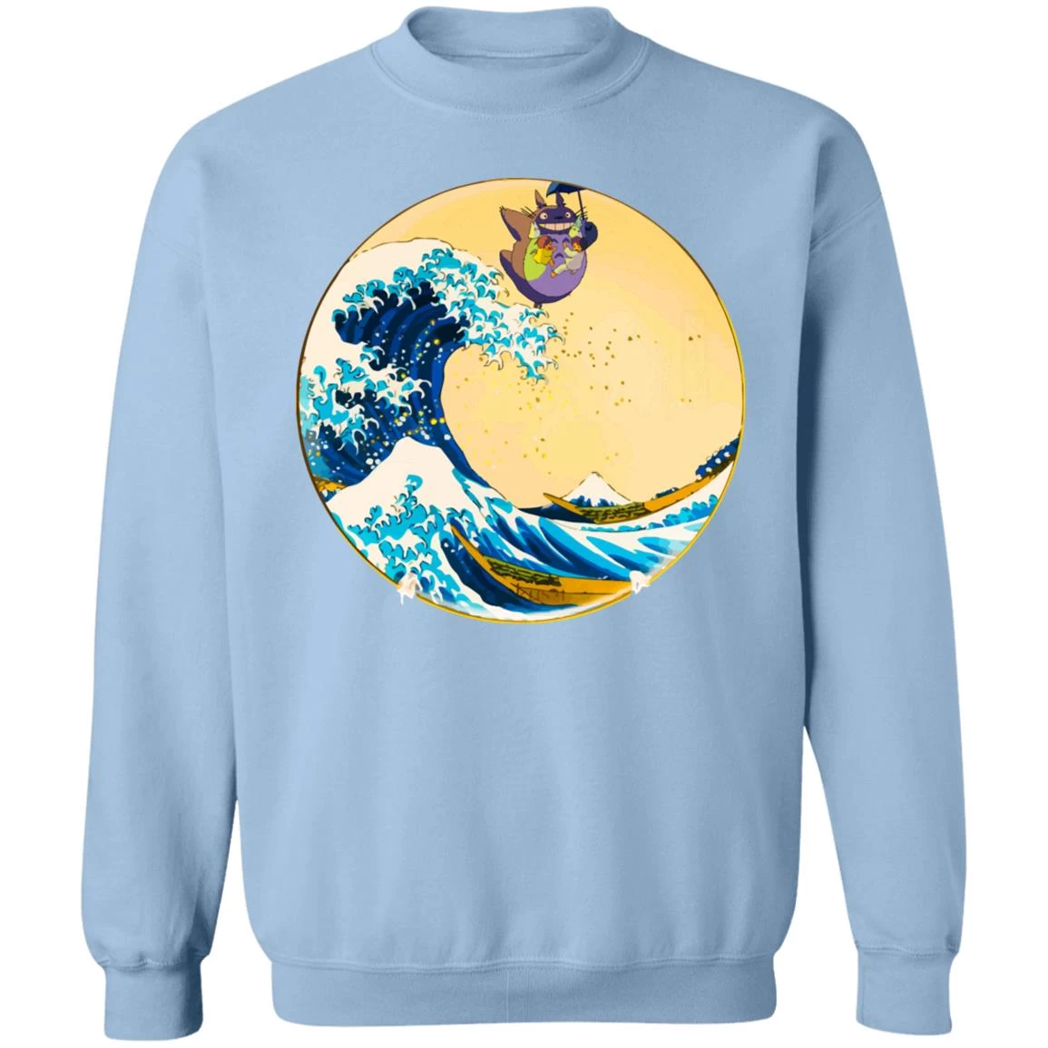 Totoro On The Waves Sweatshirt Unisex 10 Totoro On The Waves Sweatshirt Unisex - Image 8