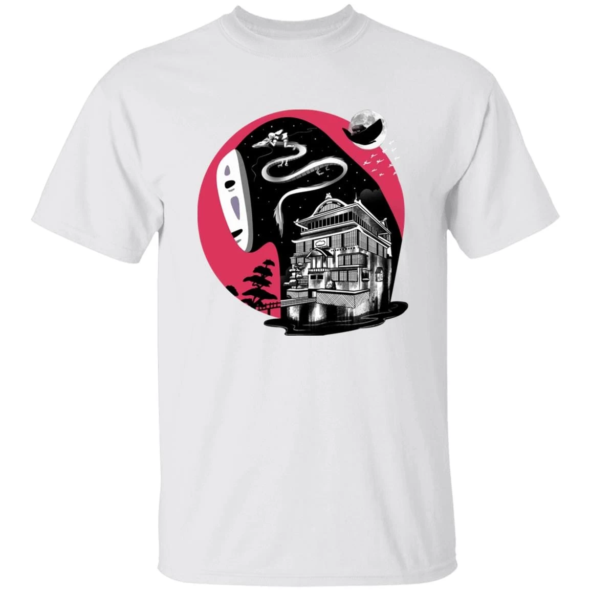 Spirit Away Kaonashi No Face Unisex T Shirt 3 Spirit Away Kaonashi No Face Unisex T Shirt