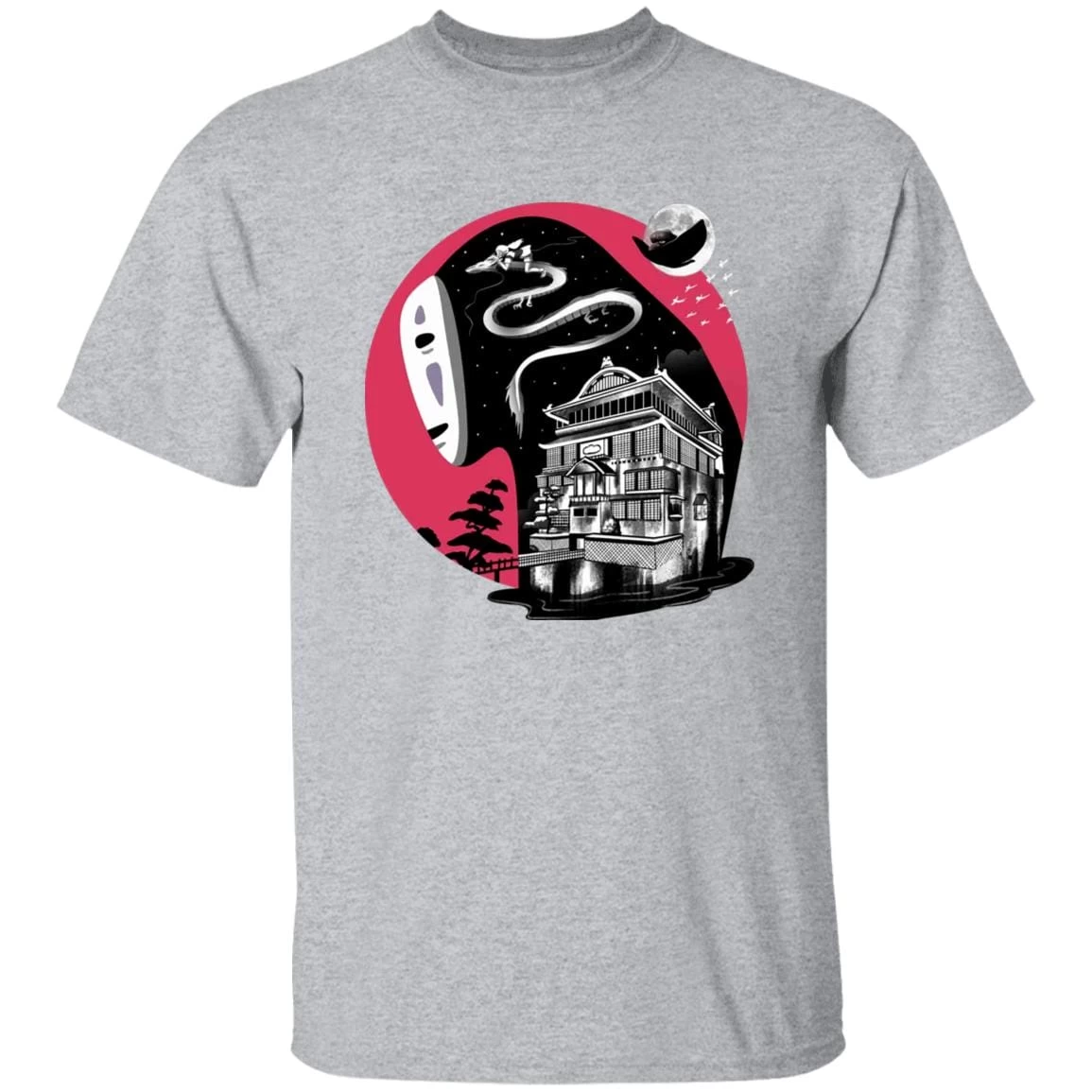 Spirit Away Kaonashi No Face Unisex T Shirt 10 Spirit Away Kaonashi No Face Unisex T Shirt - Image 8