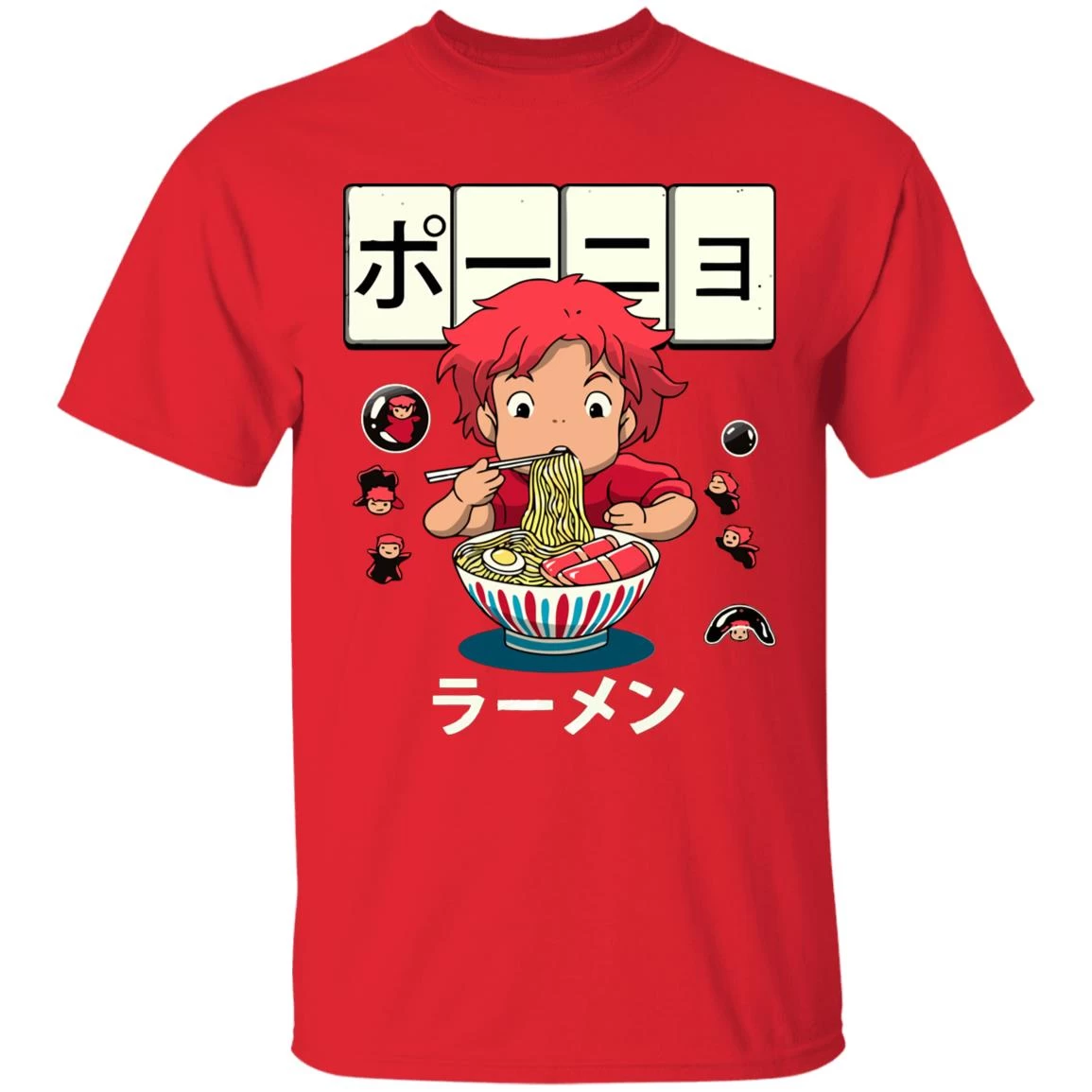 Ponyo Very First Ramen T Shirt 18 Ponyo Very First Ramen T Shirt - Image 16