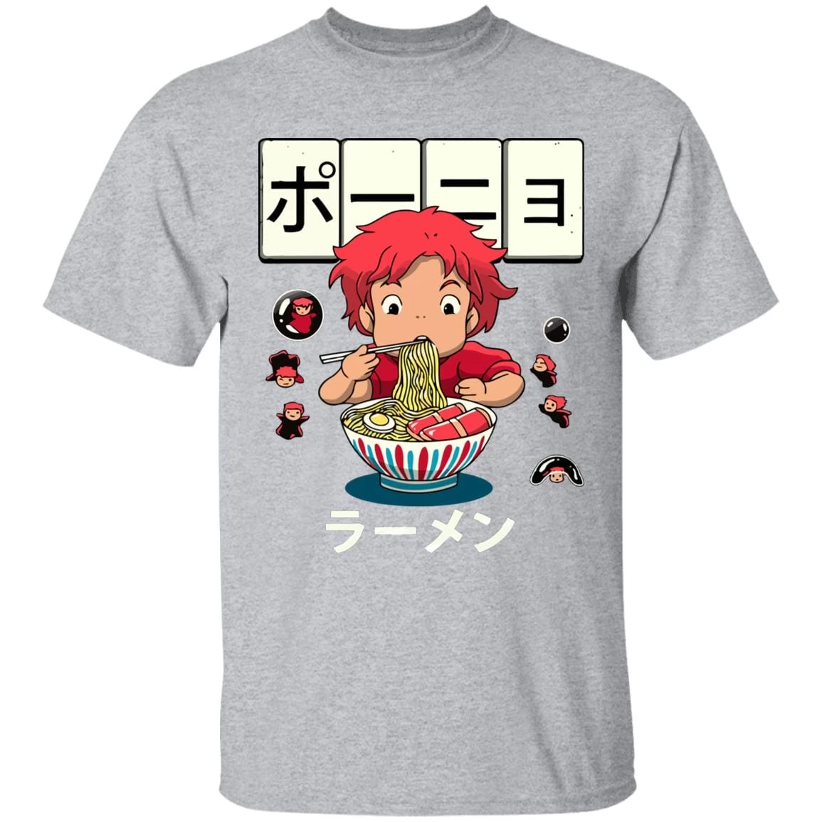Ponyo Very First Ramen T Shirt 19 Ponyo Very First Ramen T Shirt - Image 17