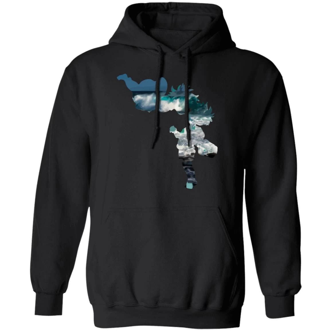 Ponyo And Sasuke Cutout Classic Hoodie 4 Ponyo And Sasuke Cutout Classic Hoodie - Image 2