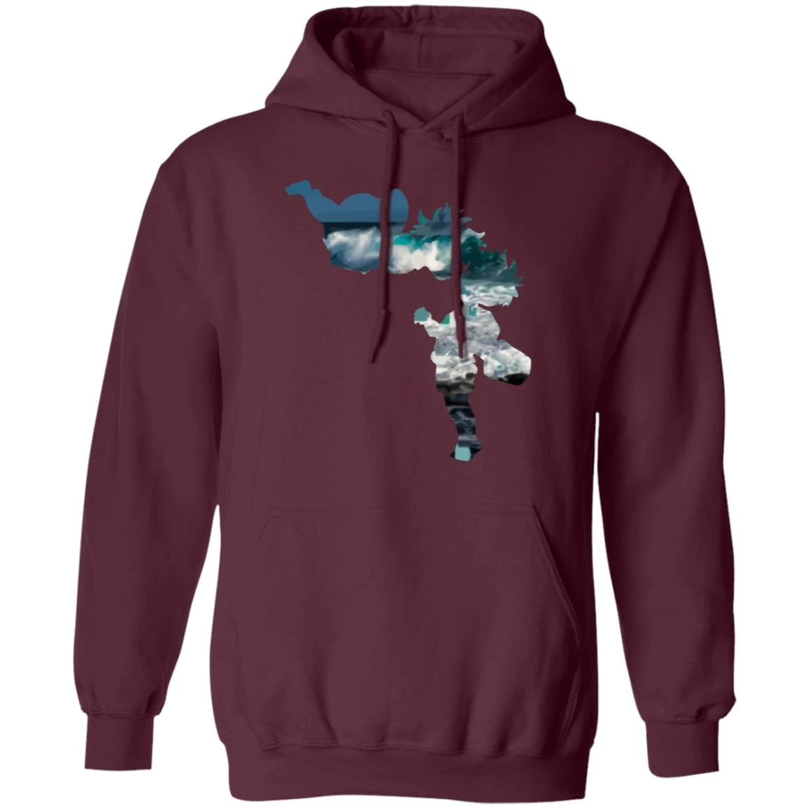 Ponyo And Sasuke Cutout Classic Hoodie 18 Ponyo And Sasuke Cutout Classic Hoodie - Image 16