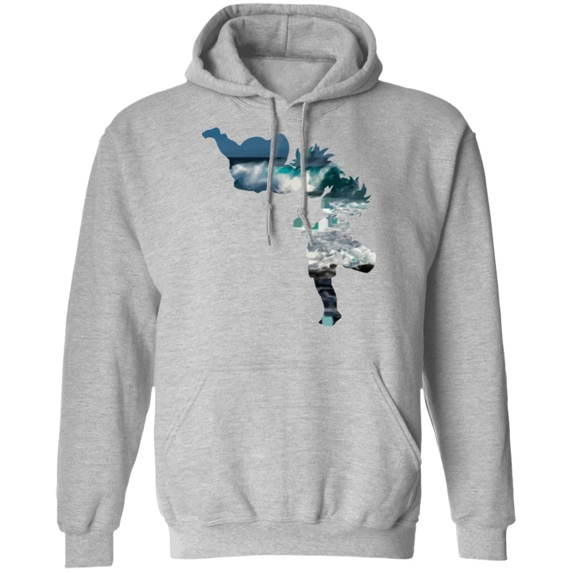Ponyo And Sasuke Cutout Classic Hoodie 11 Ponyo And Sasuke Cutout Classic Hoodie - Image 9