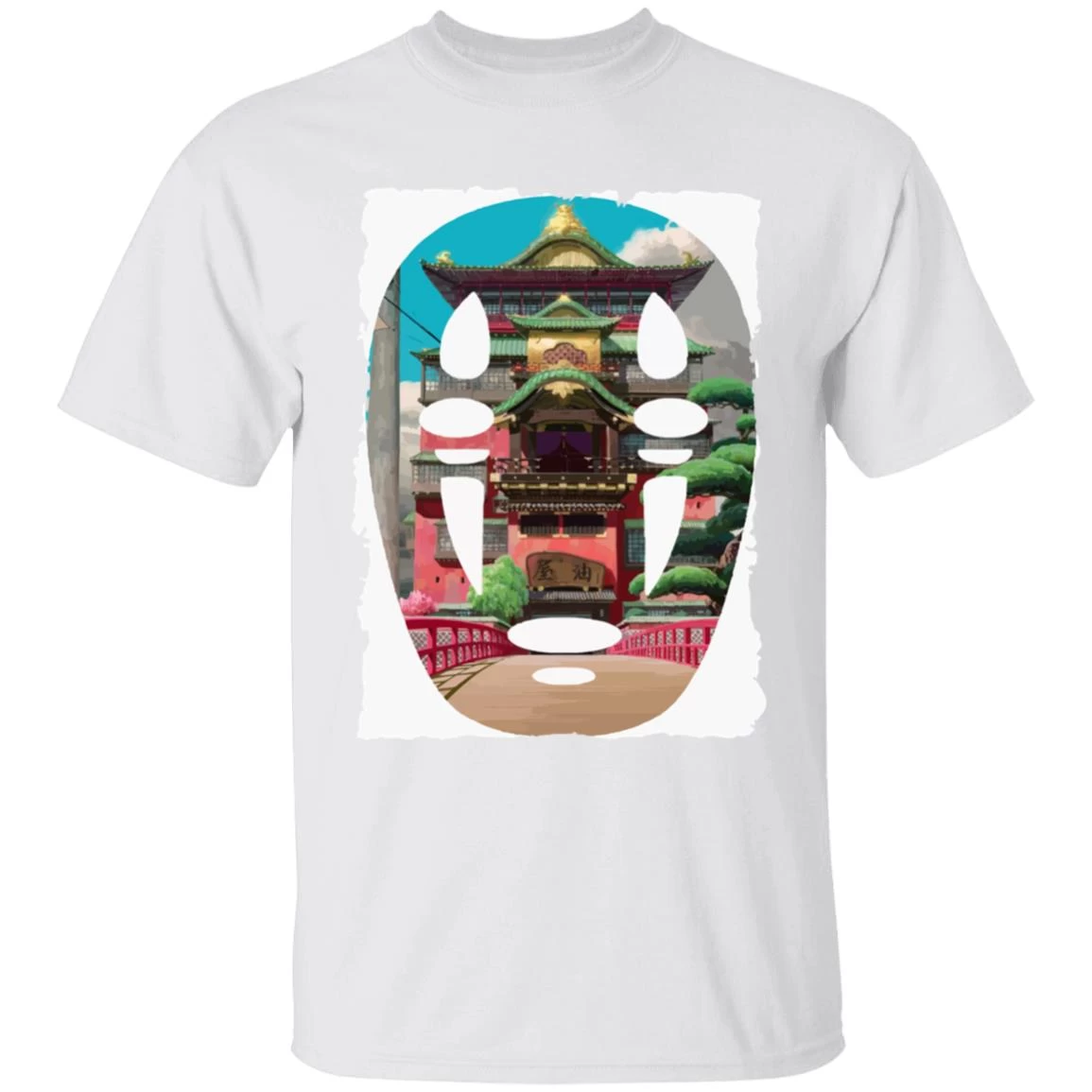 Spirited Away – The Bathhouse Ft. No Face T Shirt 3 Spirited Away – The Bathhouse Ft. No Face T Shirt