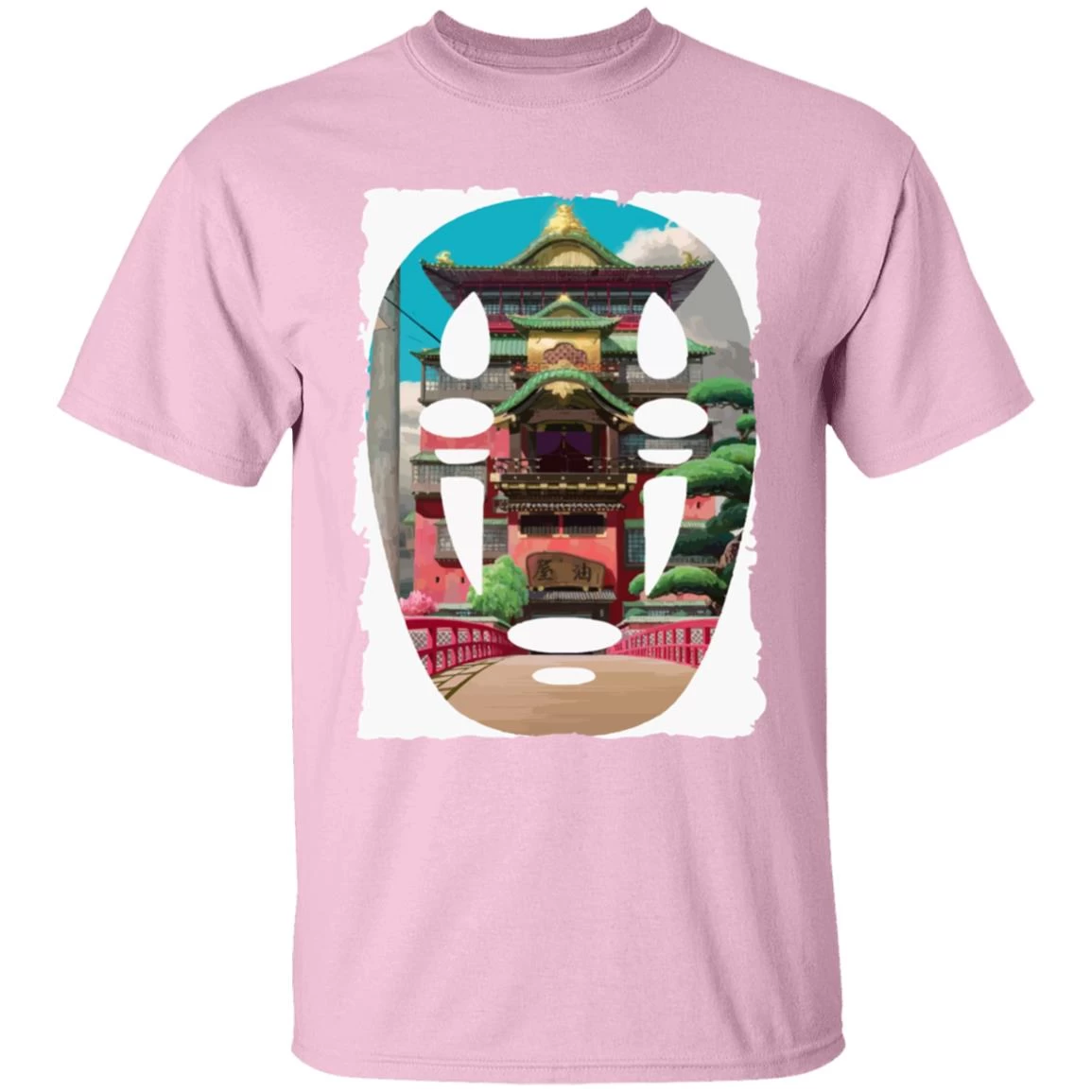 Spirited Away – The Bathhouse Ft. No Face T Shirt 15 Spirited Away – The Bathhouse Ft. No Face T Shirt - Image 13