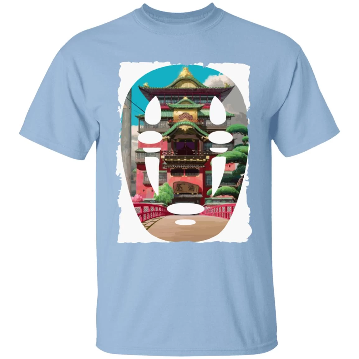 Spirited Away – The Bathhouse Ft. No Face T Shirt 11 Spirited Away – The Bathhouse Ft. No Face T Shirt - Image 9