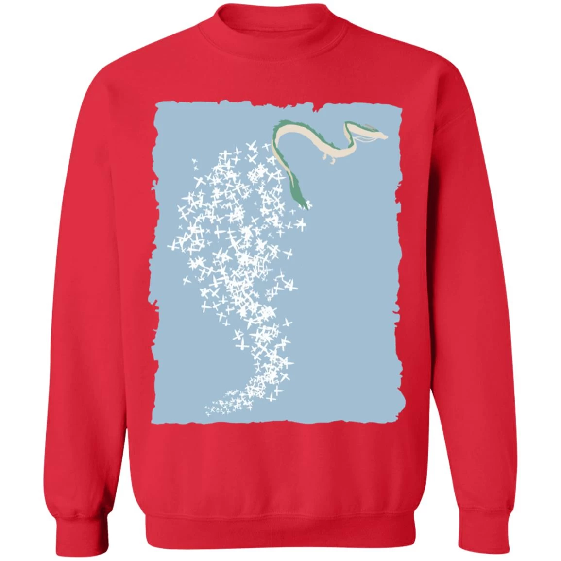 Spirited Away – Flying Haku Dragon Sweatshirt 7 Spirited Away – Flying Haku Dragon Sweatshirt - Image 5