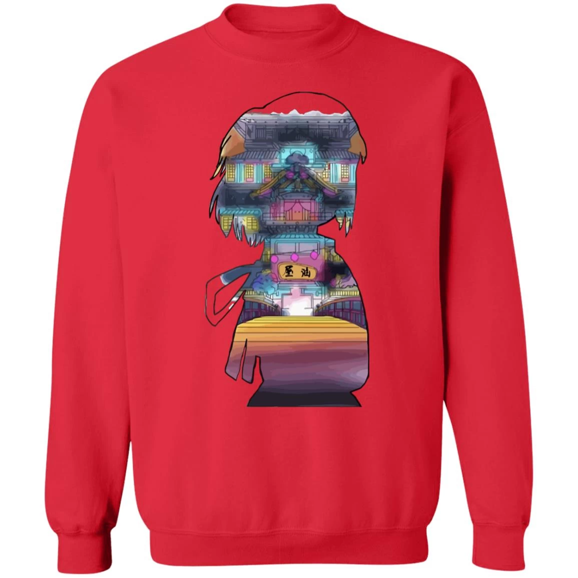 Spirited Away – Sen And The Bathhouse Cutout Colorful Sweatshirt 7 Spirited Away – Sen And The Bathhouse Cutout Colorful Sweatshirt - Image 5
