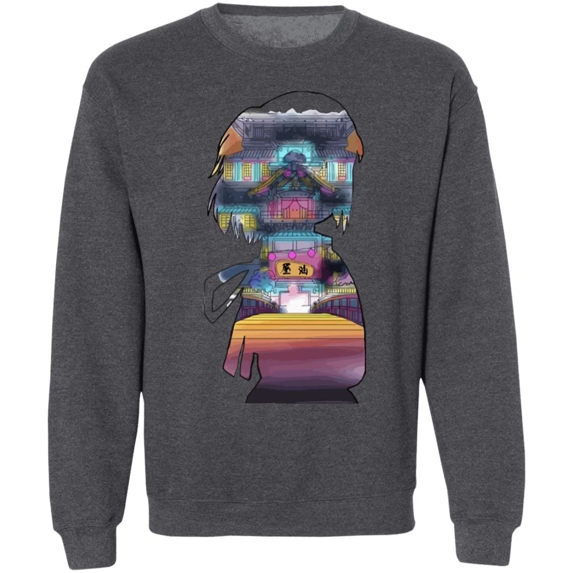 Spirited Away – Sen And The Bathhouse Cutout Colorful Sweatshirt 8 Spirited Away – Sen And The Bathhouse Cutout Colorful Sweatshirt - Image 6