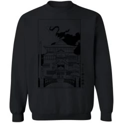 Spirited Away Bathhouse Illustrated Graphic Sweatshirt -Ghibli Shop redirect12212020121224 2
