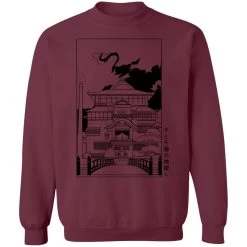 Spirited Away Bathhouse Illustrated Graphic Sweatshirt -Ghibli Shop redirect12212020121224 3