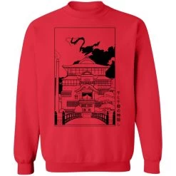 Spirited Away Bathhouse Illustrated Graphic Sweatshirt -Ghibli Shop redirect12212020121224 5 1