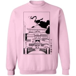 Spirited Away Bathhouse Illustrated Graphic Sweatshirt -Ghibli Shop redirect12212020121224 8