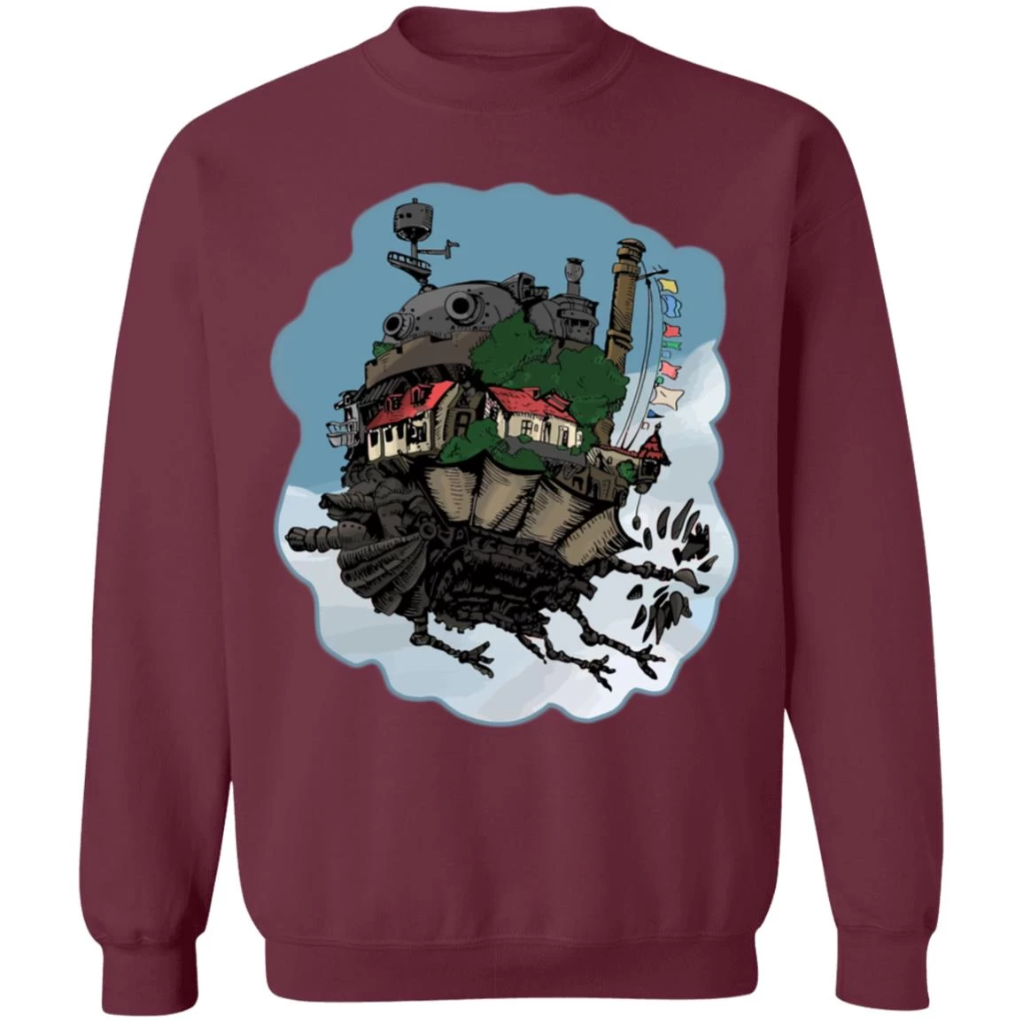 Howl’s Moving Castle Classic Color Sweatshirt 5 Howl’s Moving Castle Classic Color Sweatshirt - Image 3