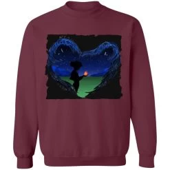Howl’s Moving Castle – Howl Meets Calcifer Classic Sweatshirt -Ghibli Shop redirect12232020111236 3