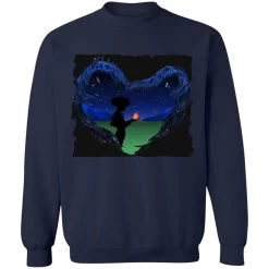 Howl’s Moving Castle – Howl Meets Calcifer Classic Sweatshirt -Ghibli Shop redirect12232020111236 4