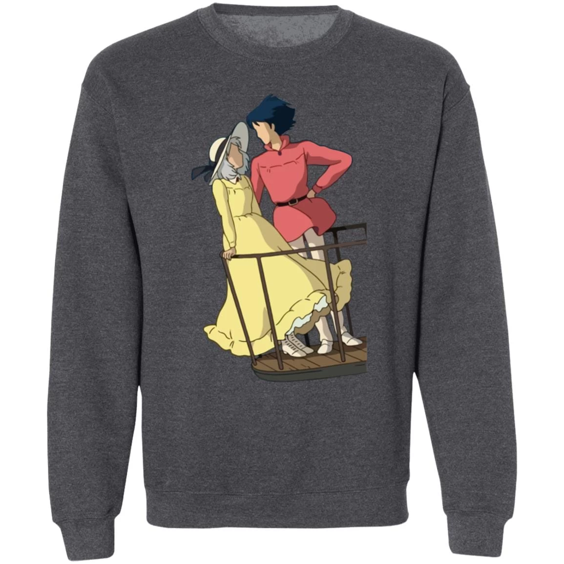 Howl’s Moving Castle – Sophie And Howl Gazing At Each Other Sweatshirt 8 Howl’s Moving Castle – Sophie And Howl Gazing At Each Other Sweatshirt - Image 6