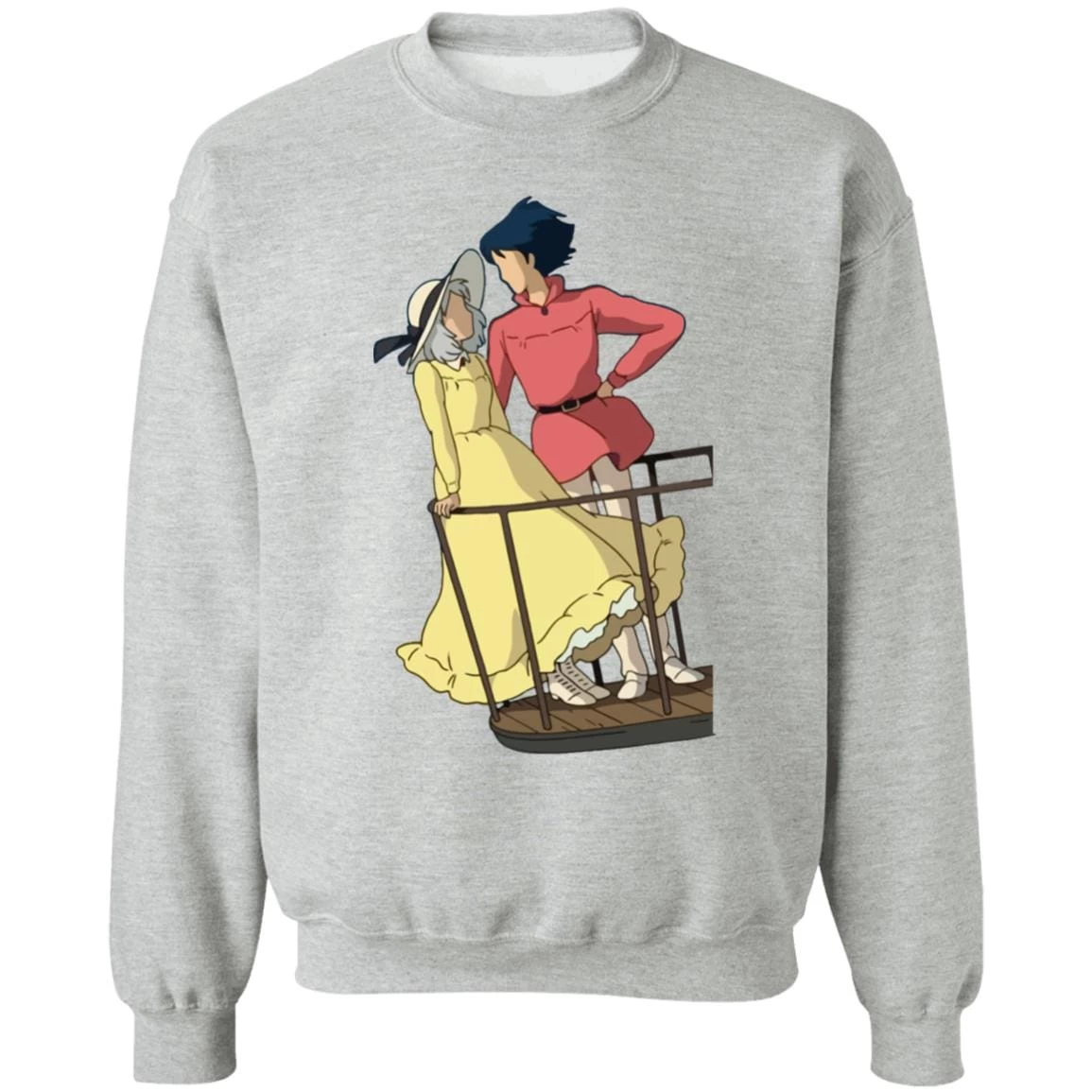Howl’s Moving Castle – Sophie And Howl Gazing At Each Other Sweatshirt 11 Howl’s Moving Castle – Sophie And Howl Gazing At Each Other Sweatshirt - Image 9