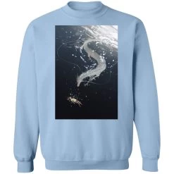 Spirited Away Haku And Chihiro Under Water Fanart Sweatshirt -Ghibli Shop redirect12252021071236 7