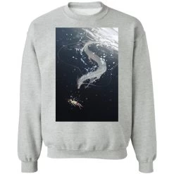 Spirited Away Haku And Chihiro Under Water Fanart Sweatshirt -Ghibli Shop redirect12252021071236 9