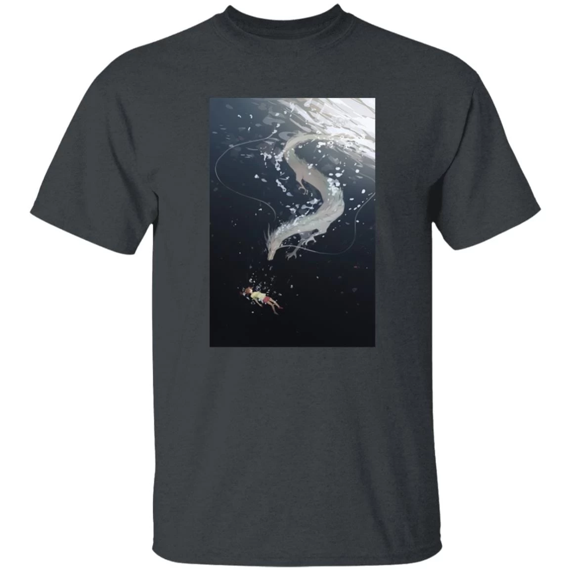 Spirited Away Haku And Chihiro Under Water Fanart T Shirt 13 Spirited Away Haku And Chihiro Under Water Fanart T Shirt - Image 11