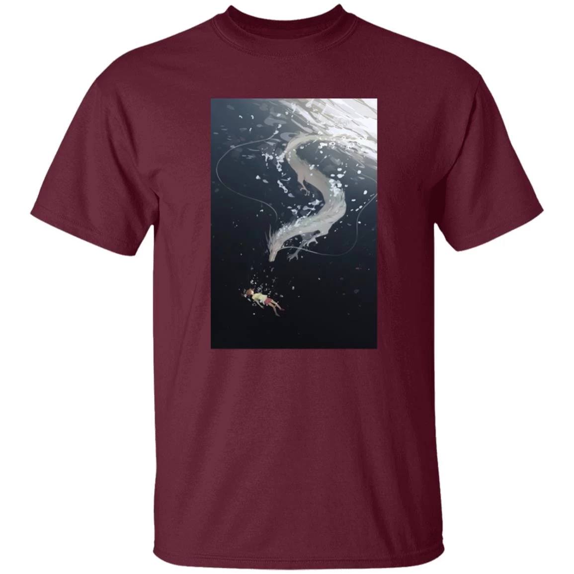 Spirited Away Haku And Chihiro Under Water Fanart T Shirt 8 Spirited Away Haku And Chihiro Under Water Fanart T Shirt - Image 6