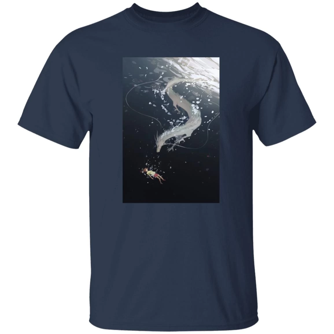 Spirited Away Haku And Chihiro Under Water Fanart T Shirt 17 Spirited Away Haku And Chihiro Under Water Fanart T Shirt - Image 15