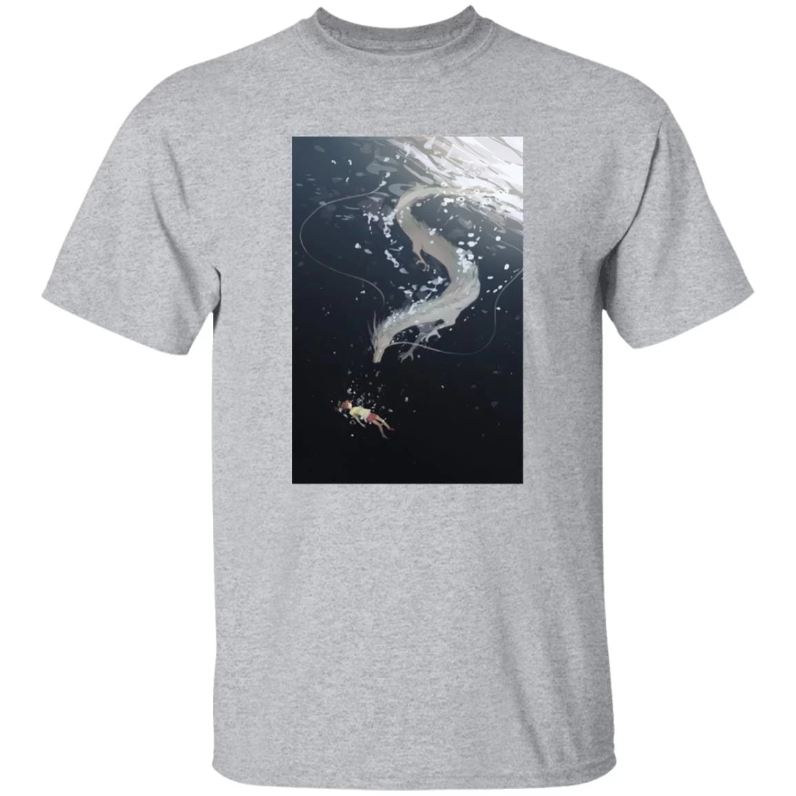 Spirited Away Haku And Chihiro Under Water Fanart T Shirt 11 Spirited Away Haku And Chihiro Under Water Fanart T Shirt - Image 9