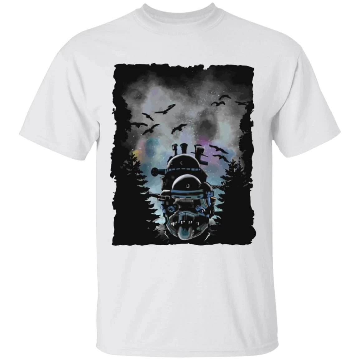 Howl’s Moving Castle At Night T Shirt 13 Howl’s Moving Castle At Night T Shirt - Image 11