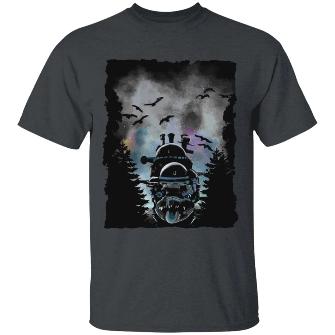 Howl’s Moving Castle At Night T Shirt 6 Howl’s Moving Castle At Night T Shirt - Image 4