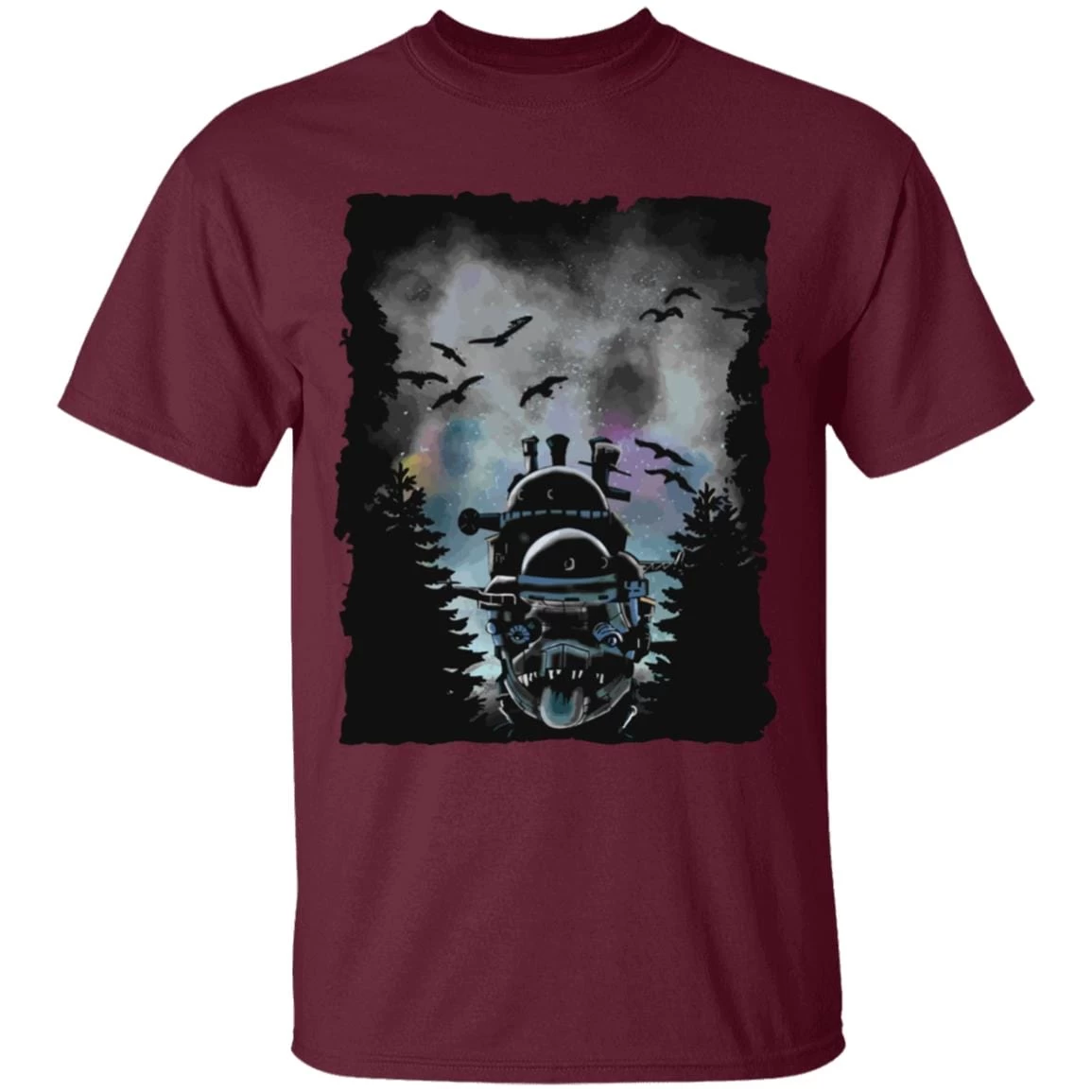 Howl’s Moving Castle At Night T Shirt 17 Howl’s Moving Castle At Night T Shirt - Image 15