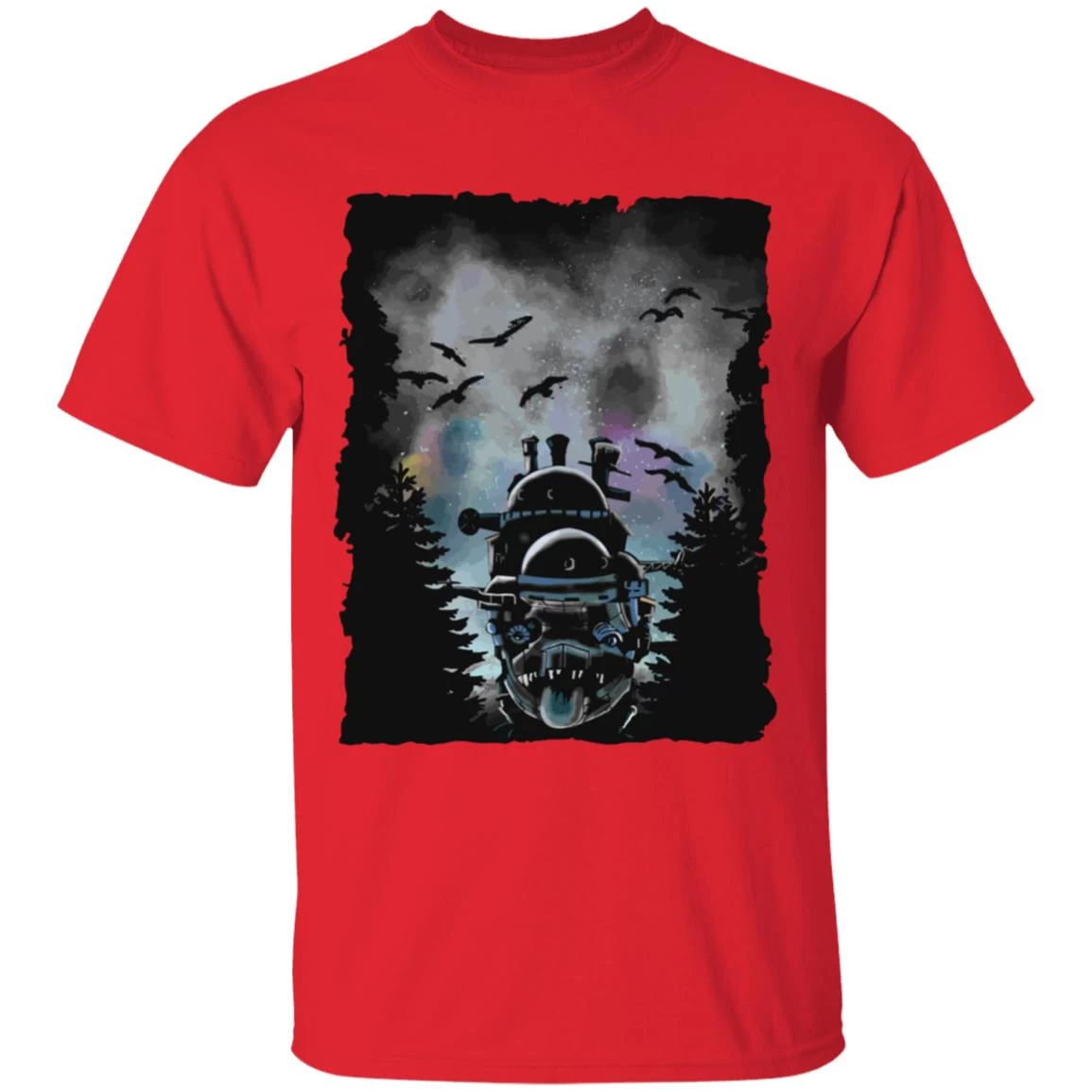 Howl’s Moving Castle At Night T Shirt 19 Howl’s Moving Castle At Night T Shirt - Image 17