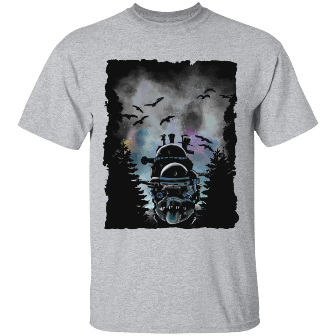 Howl’s Moving Castle At Night T Shirt 11 Howl’s Moving Castle At Night T Shirt - Image 9