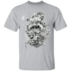 Howl’s Moving Castle 3D T Shirt -Ghibli Shop redirect12262020131233 2