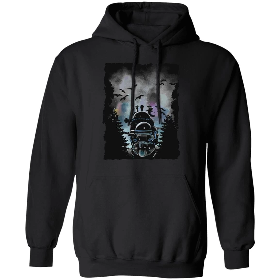 Howl’s Moving Castle At Night Hoodie 14 Howl’s Moving Castle At Night Hoodie - Image 12