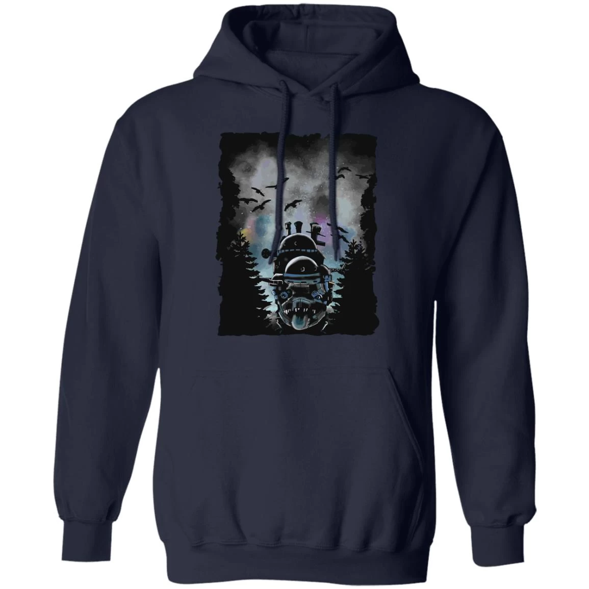 Howl’s Moving Castle At Night Hoodie 6 Howl’s Moving Castle At Night Hoodie - Image 4