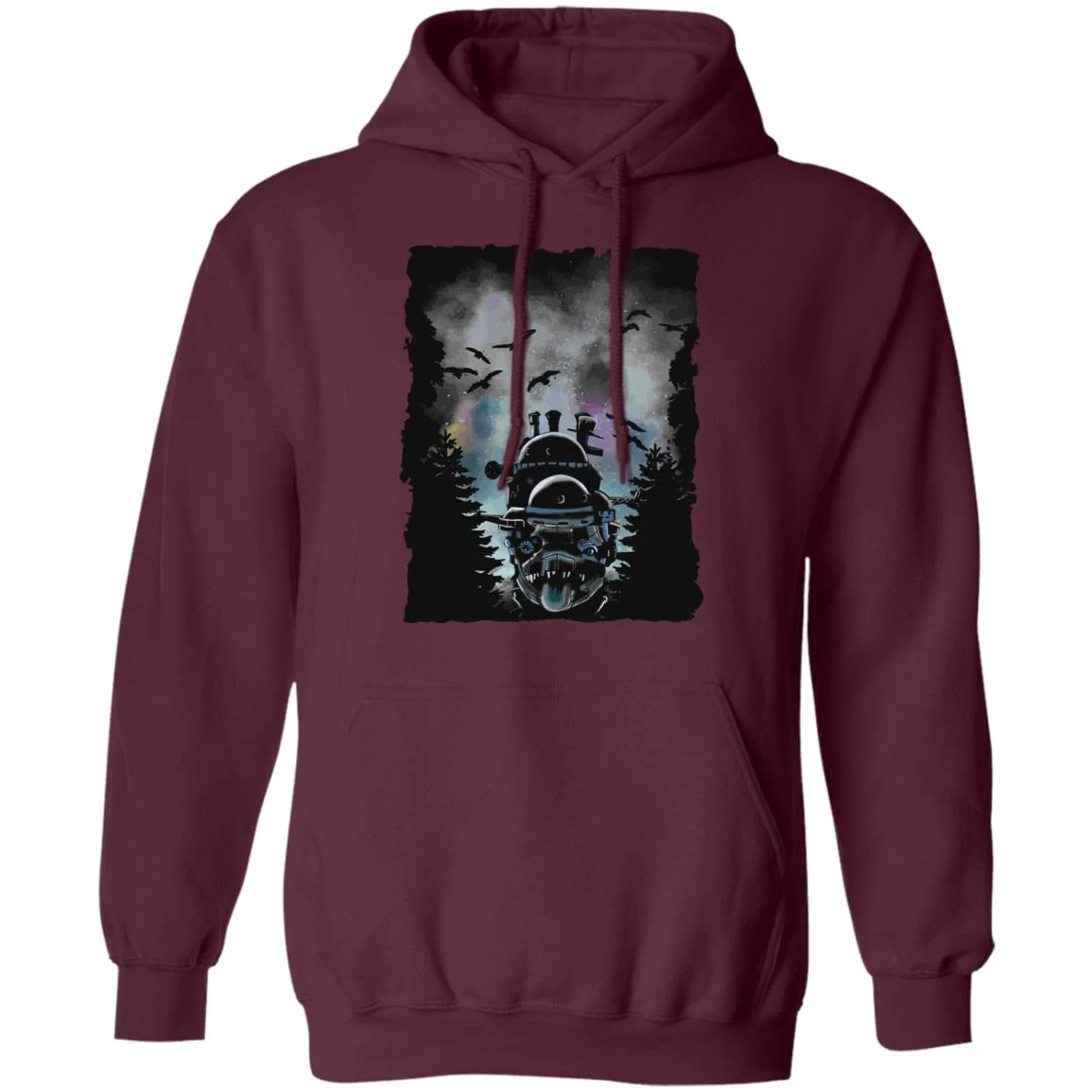 Howl’s Moving Castle At Night Hoodie 19 Howl’s Moving Castle At Night Hoodie - Image 17