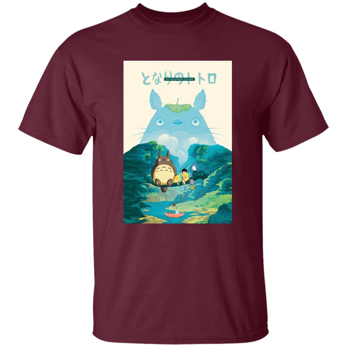 Totoro And The Girls In Jungle T Shirt 8 Totoro And The Girls In Jungle T Shirt - Image 6