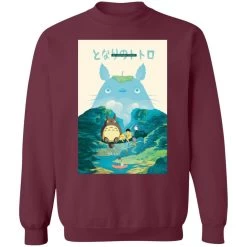 Totoro And The Girls In Jungle Sweatshirt -Ghibli Shop redirect12262021071254 12