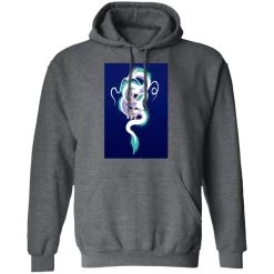 Spirited Away Haku Dragon Fanart Style 3 Hoodie -Ghibli Shop redirect12272021081233 4