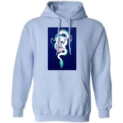 Spirited Away Haku Dragon Fanart Style 3 Hoodie -Ghibli Shop redirect12272021081233 5