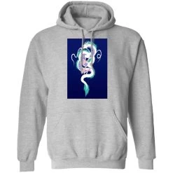 Spirited Away Haku Dragon Fanart Style 3 Hoodie -Ghibli Shop redirect12272021081233 9