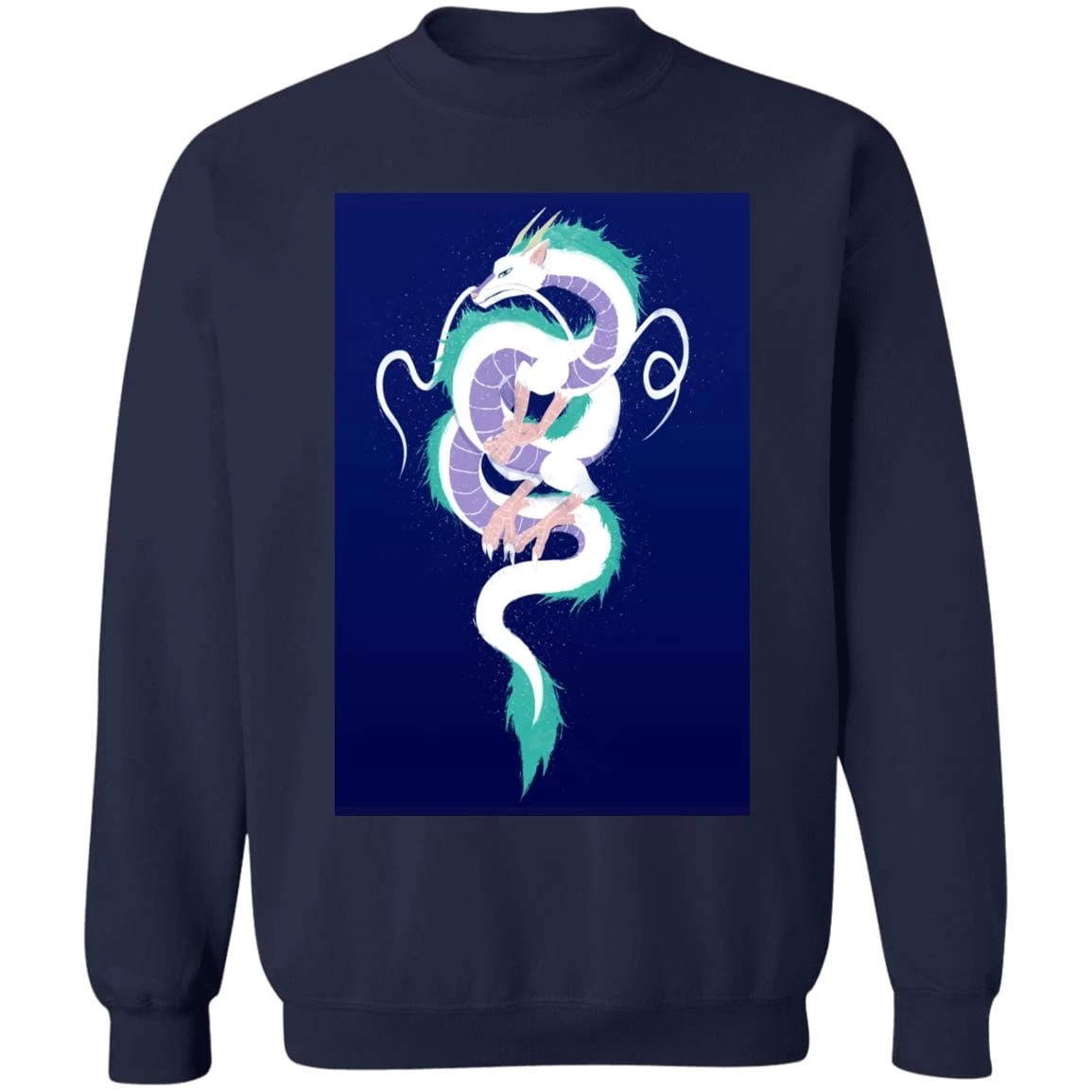 Spirited Away Haku Dragon Fanart Style 3 Sweatshirt 7 Spirited Away Haku Dragon Fanart Style 3 Sweatshirt - Image 5