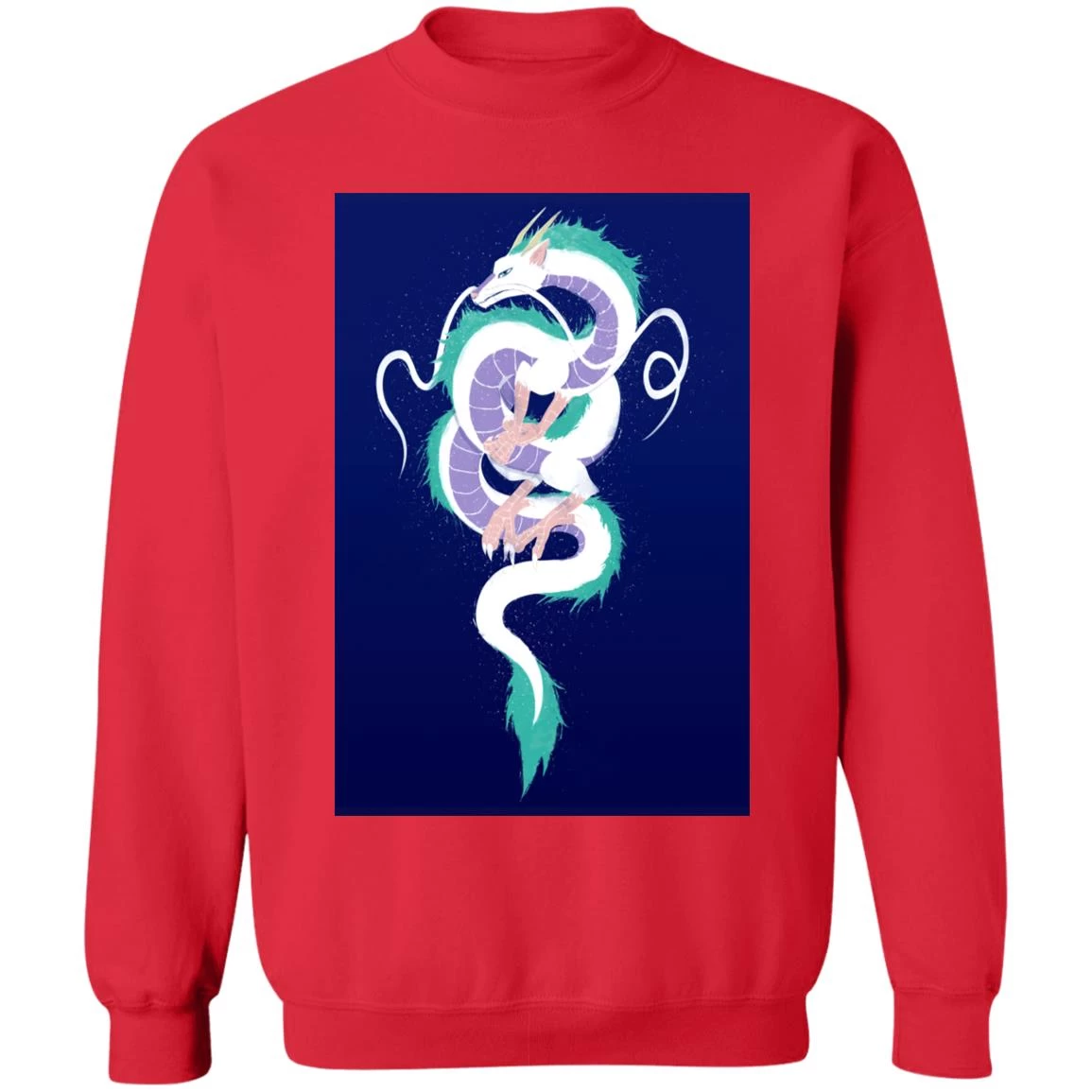 Spirited Away Haku Dragon Fanart Style 3 Sweatshirt 8 Spirited Away Haku Dragon Fanart Style 3 Sweatshirt - Image 6