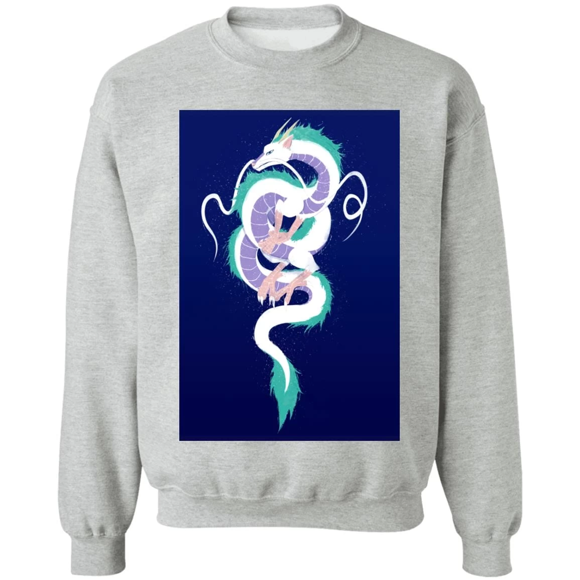Spirited Away Haku Dragon Fanart Style 3 Sweatshirt 3 Spirited Away Haku Dragon Fanart Style 3 Sweatshirt