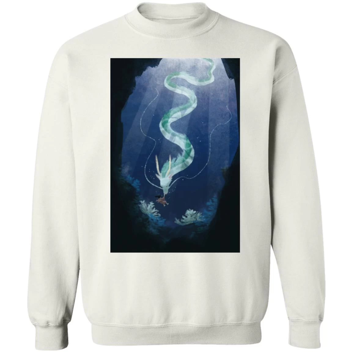 Spirited Away Watercolor Fanart Sweatshirt 20 Spirited Away Watercolor Fanart Sweatshirt - Image 18