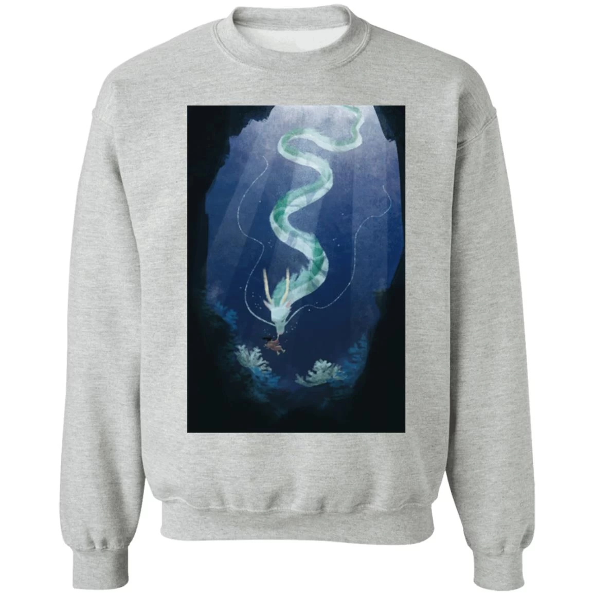 Spirited Away Watercolor Fanart Sweatshirt 19 Spirited Away Watercolor Fanart Sweatshirt - Image 17