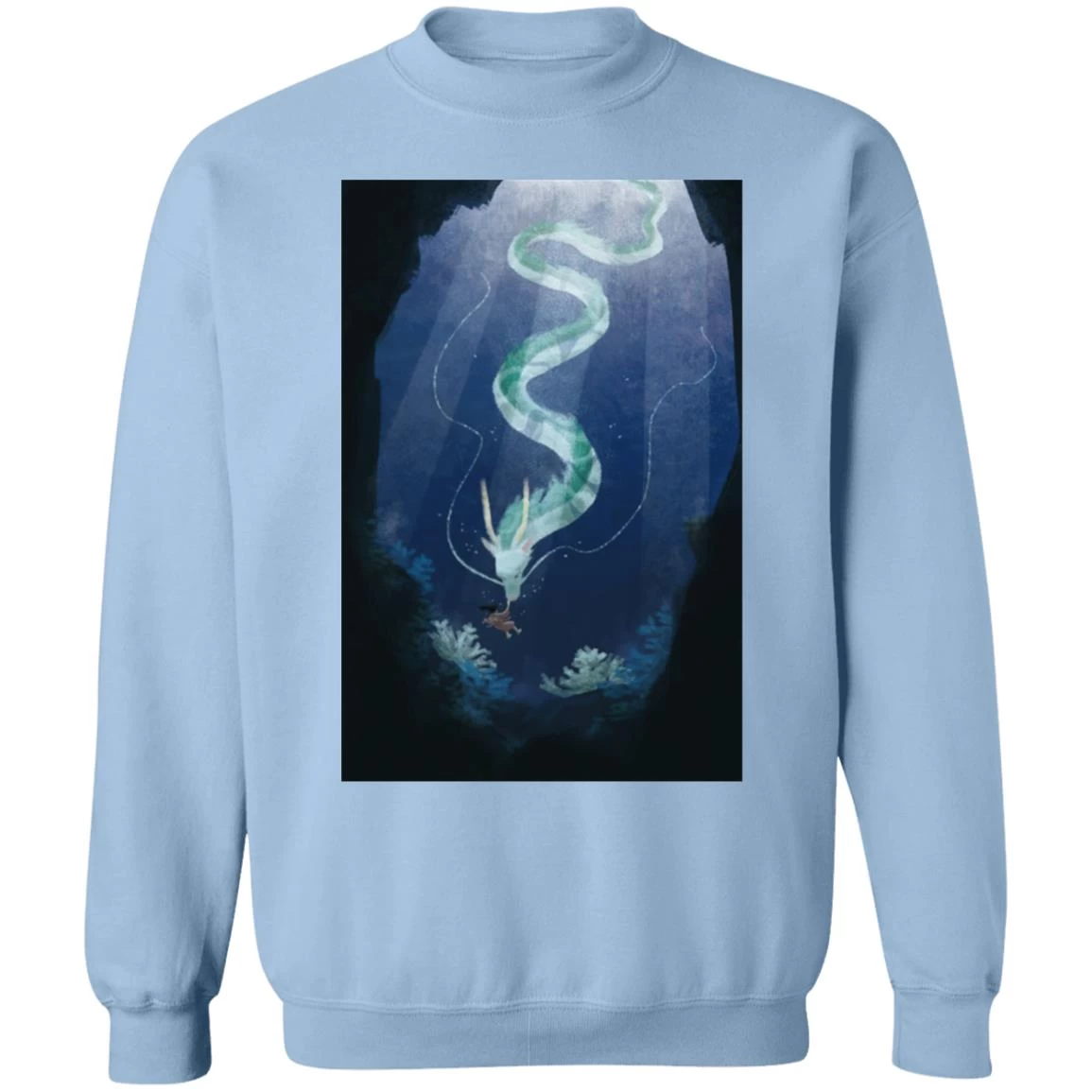 Spirited Away Watercolor Fanart Sweatshirt 10 Spirited Away Watercolor Fanart Sweatshirt - Image 8
