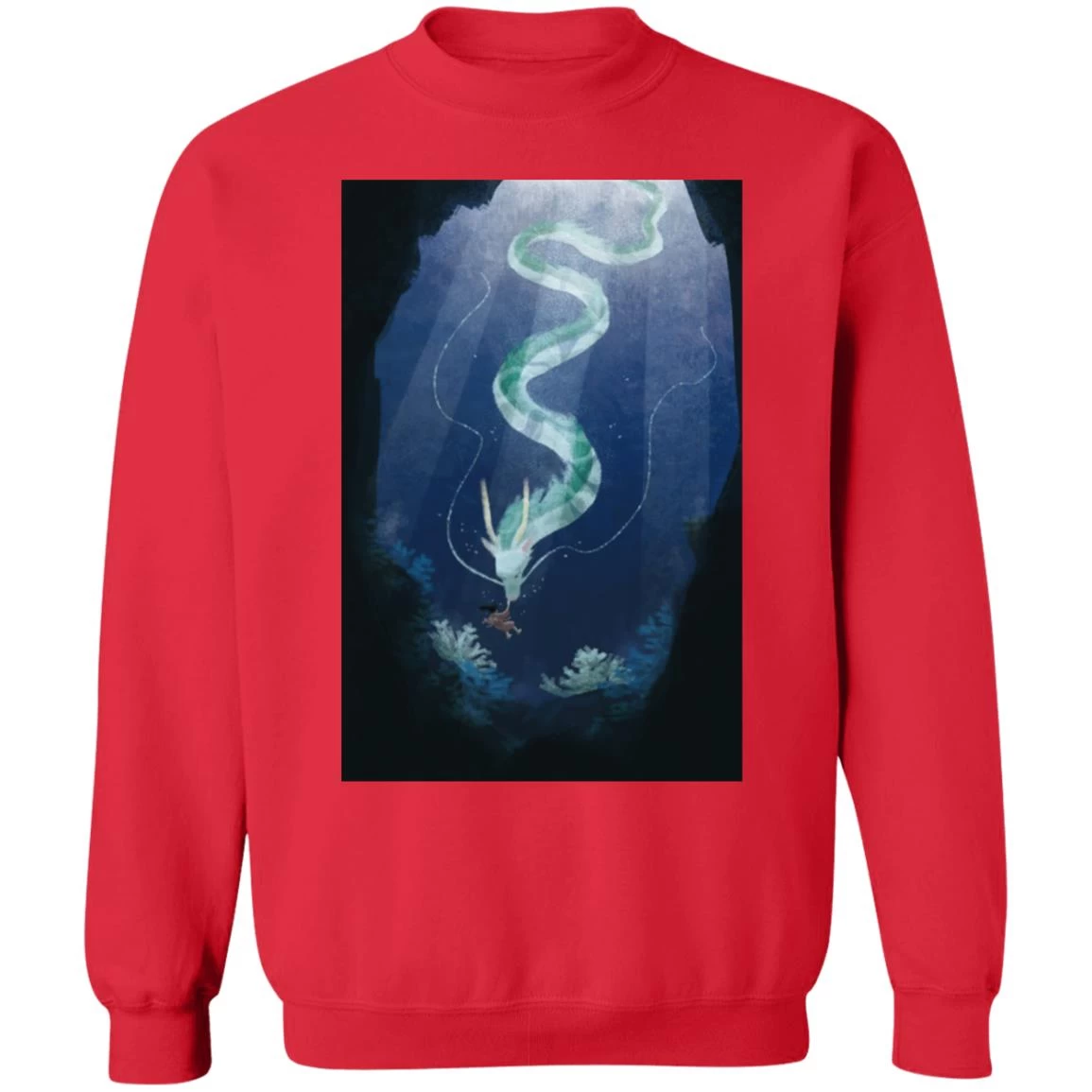 Spirited Away Watercolor Fanart Sweatshirt 18 Spirited Away Watercolor Fanart Sweatshirt - Image 16